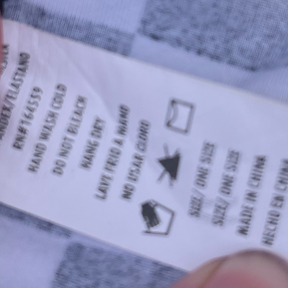 Black and white checkered leggings - Picture 3 of 3